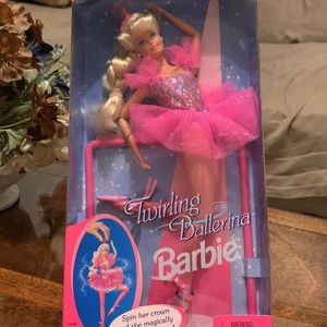 Vintage 1995 Twirling Ballerina Barbie Doll New NIB Ballet Barbiedoll Twirls
